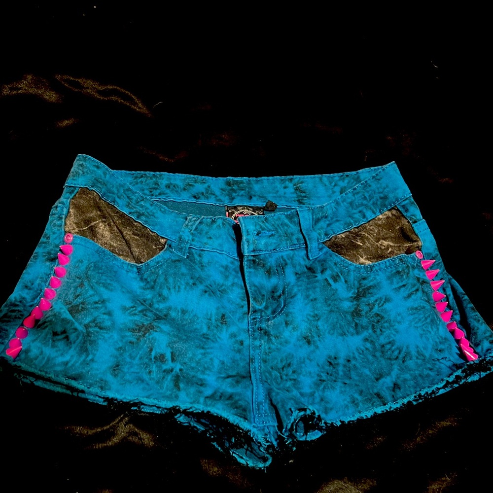 Denim shorts